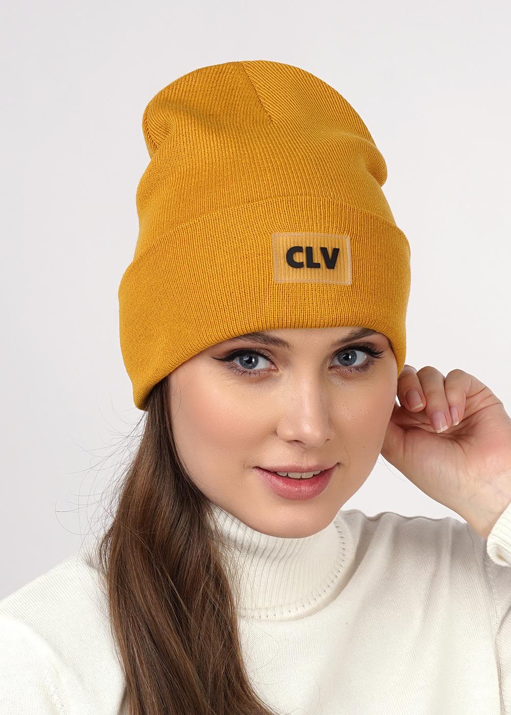 Ст.цена 360р CLE 102880ха Шапка женская 102880ха т.жёлтый