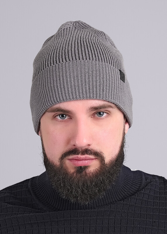 CLE 544044ха Шапка мужская 544044ха серый