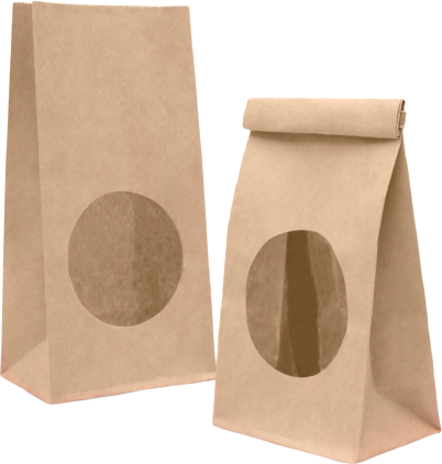 Пакет бумажный (140+60) х 250