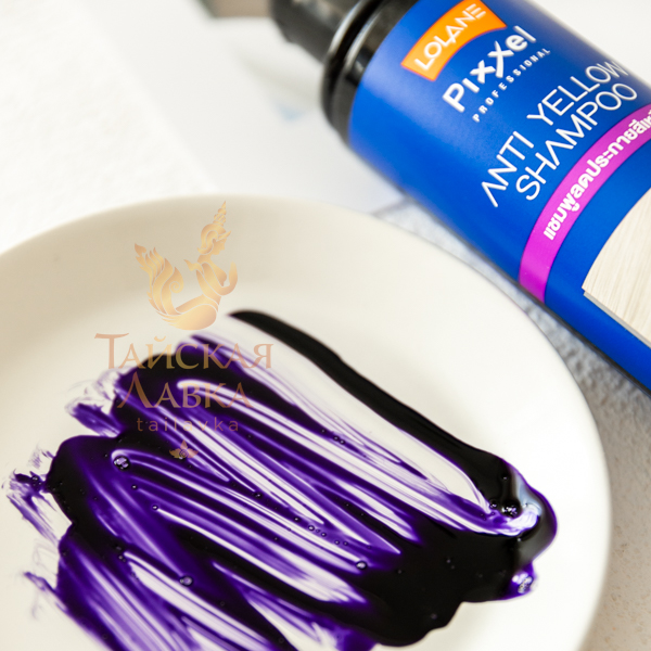 ШАМПУНЬ ДЛЯ НЕЙТРАЛИЗАЦИИ ЖЕЛТИЗНЫ С МАСЛОМ ИНКА ИНЧИ И ПАНТЕНОЛОМ LOLANE PIXXEL