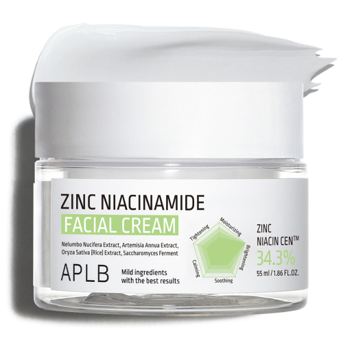 Крем для лица с цинком и ниацинамидом ZINC NIACINAMIDE FACIAL CREAM  (55 мл)