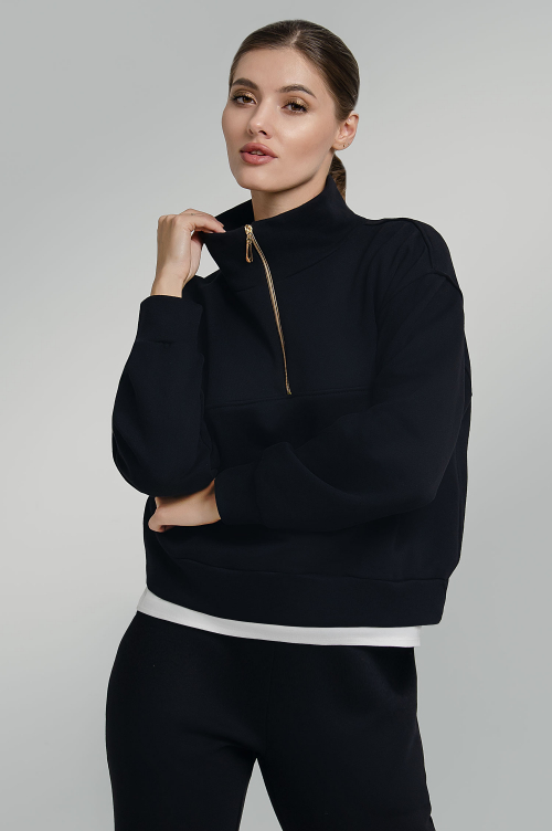 Арт. 15119 Свитшот женский с горлом 42-50 (5 шт)