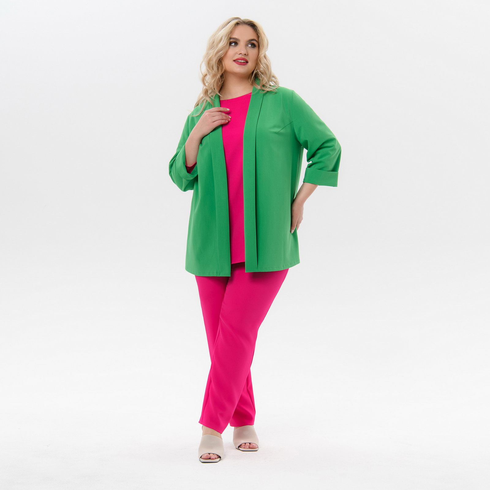 Жакет из плательно-костюмной ткани, цвет