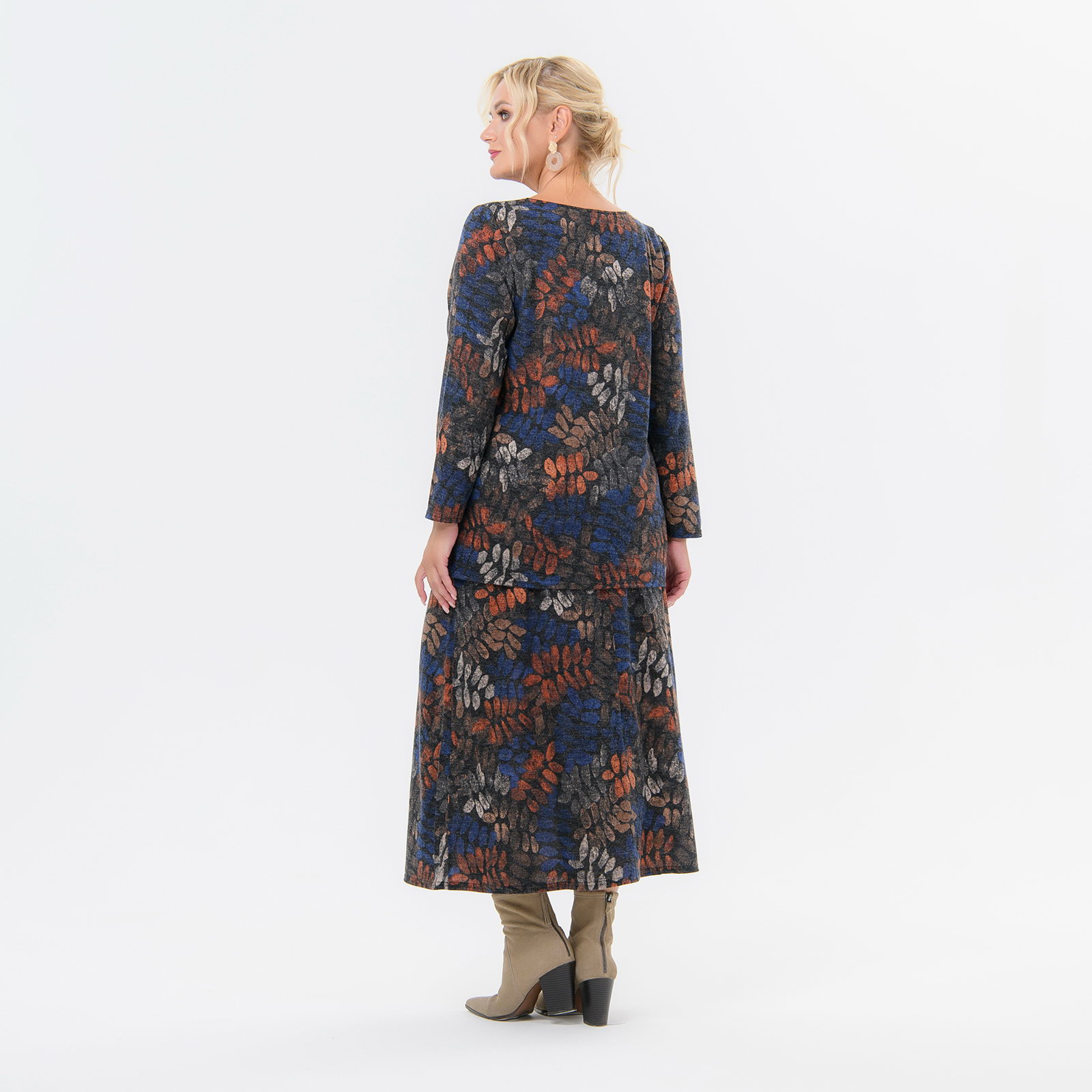 Блуза, джерси - ангора, принт