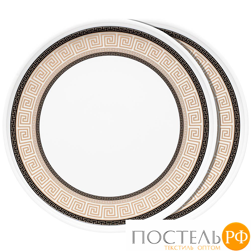 42-413 НАБОР ТАРЕЛОК ОБЕДЕННЫХ LEFARD ELEGANCE 2ШТ. 25,5СМ (КОР=8НАБ.)
