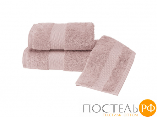 1010G10058177 Soft cotton набор полотенец DELUXE 3 пр 32х50, 50х100, 75х150 темно-розовый