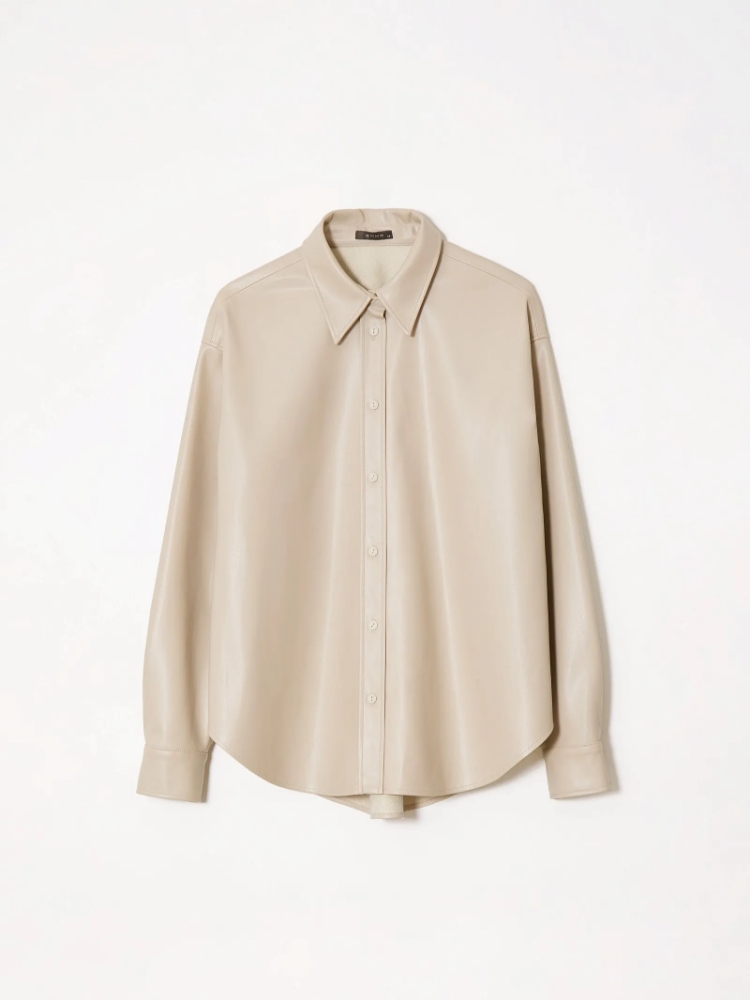 Рубашка из 100% рами ,
65% полиуретан, 35% полиэстер ,