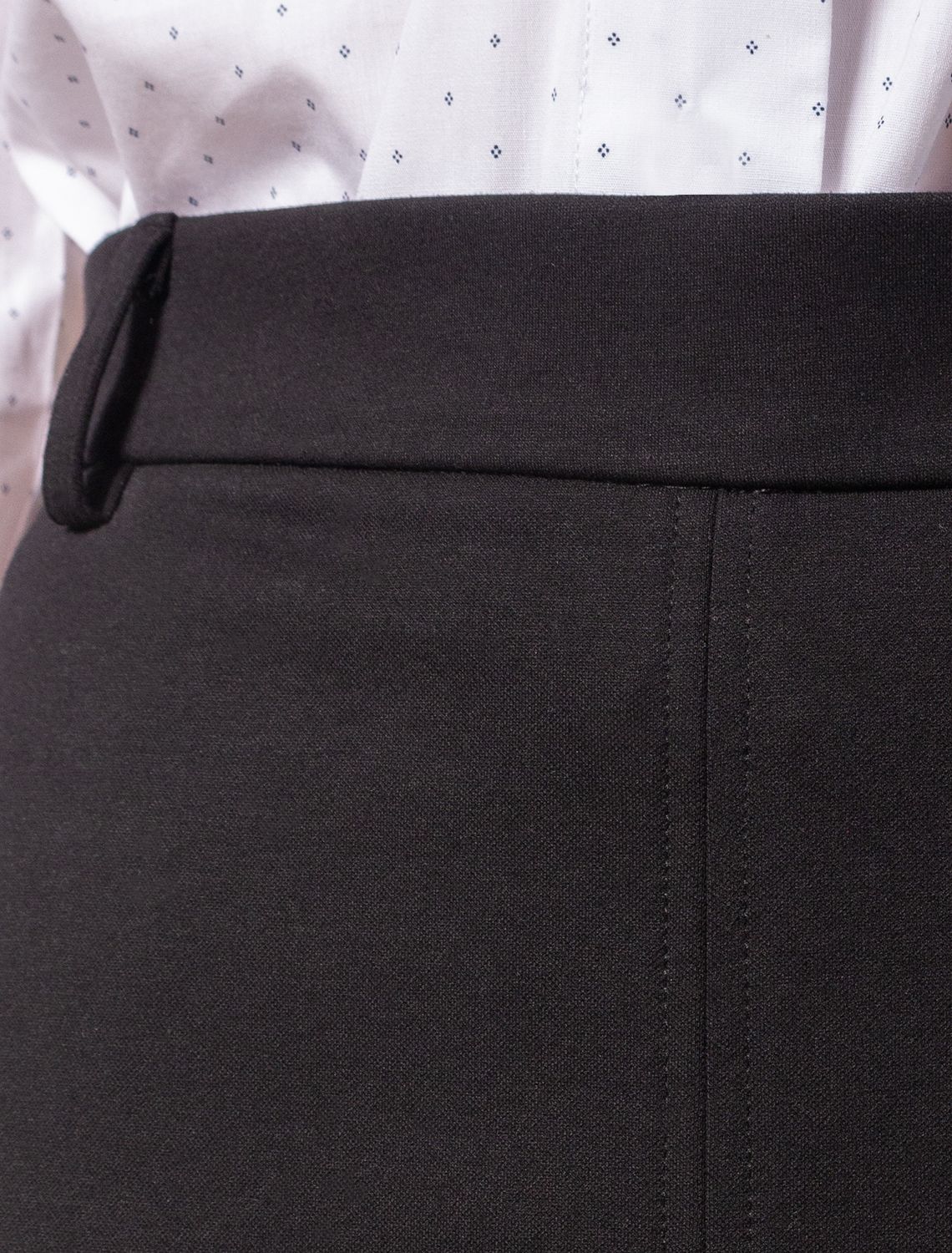 Юбка-карандаш из плотного джерси без подкладки D46.040 черный