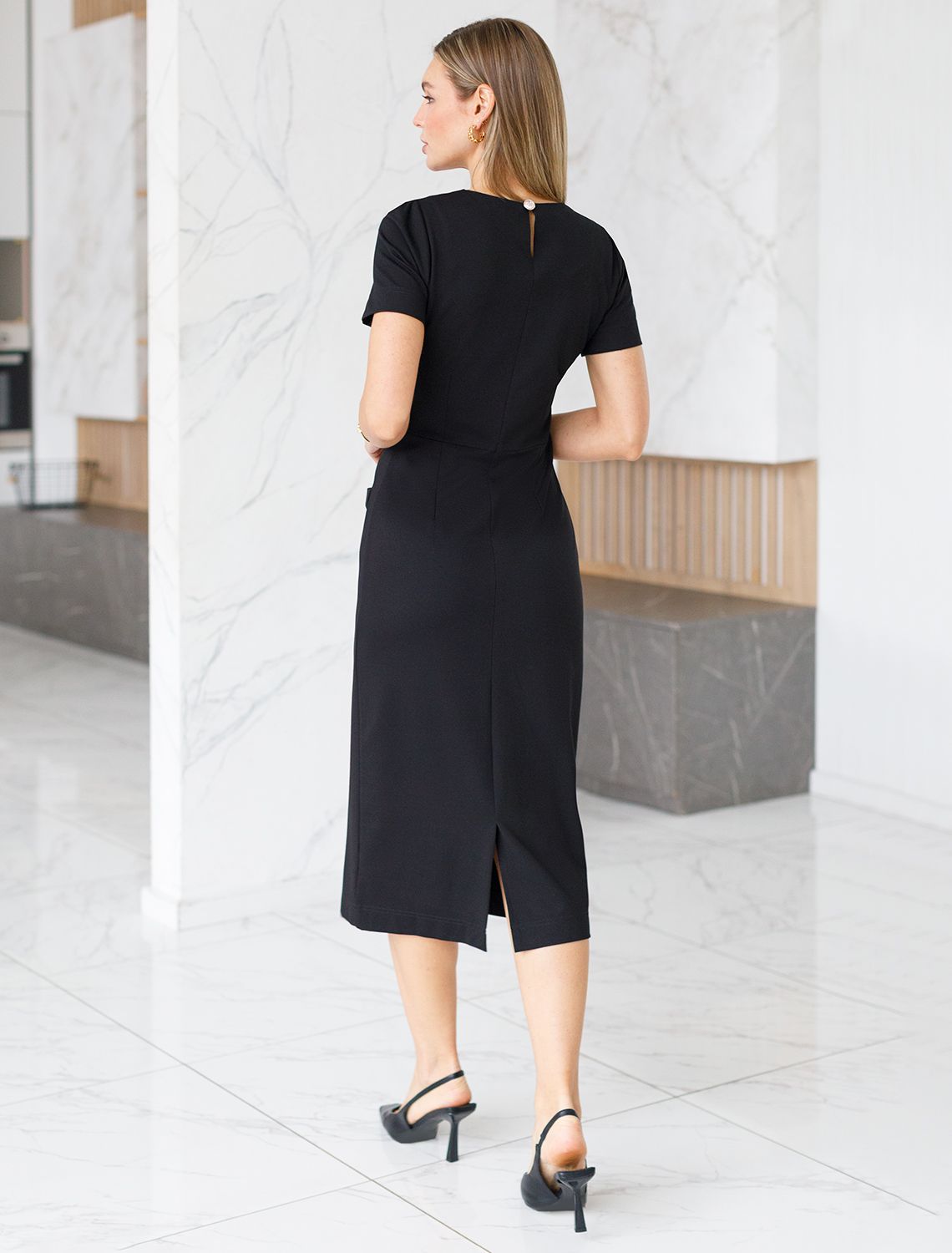 Платье из джерси D42.110 черный