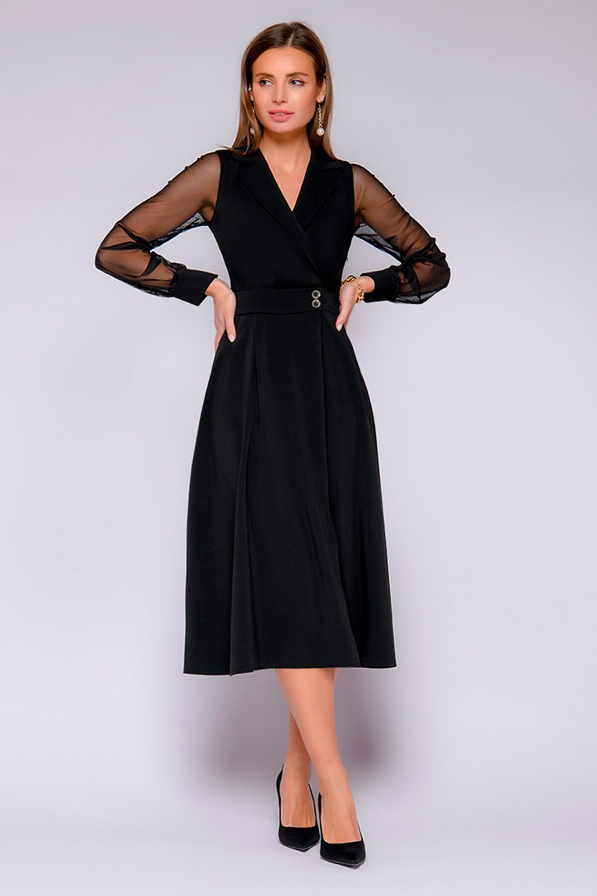 Платье 1001 DRESS #740629Черный