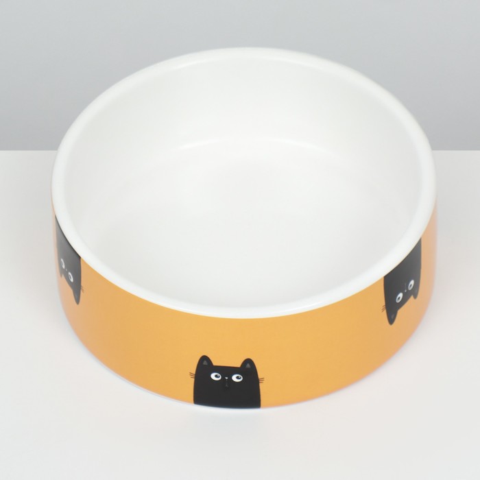 Миска «Удивление», 230 мл, 12.5×4.5 cм, керамика, жёлтая