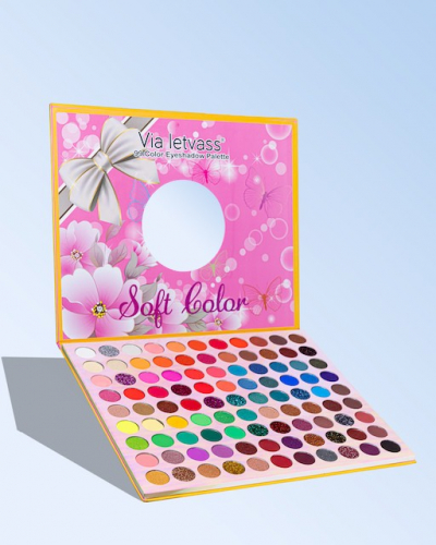 Via Letvass Палетка теней  для век Soft Color, 99 цветов