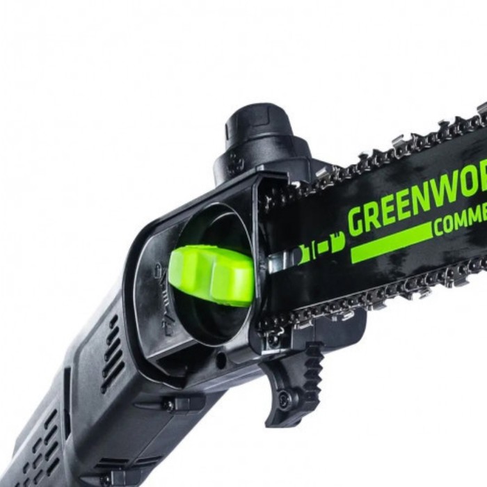 Высоторез аккумуляторный Greenworks Gd=82PS25, бесщеточный, 82 В, шина 25 см, 1/4 шаг