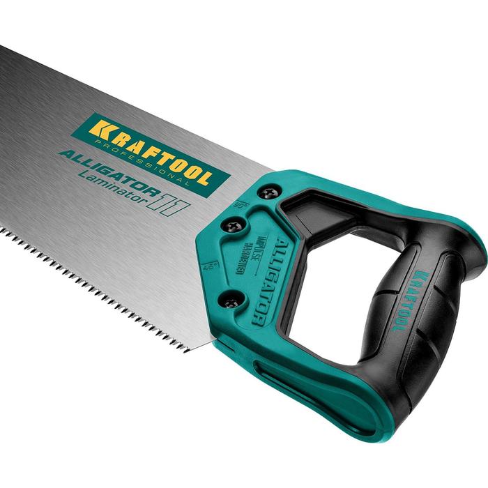Ножовка по ламинату KRAFTOOL Alligator LAMINATOR 15207, 500 мм, 11 TPI 3D зуб