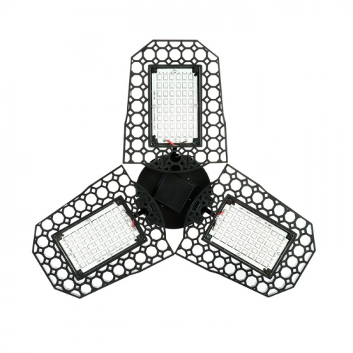 Фитолампа для растений, светодиодная, Е27, 26 Вт, 126 LED, 265 В, складная, биколорная