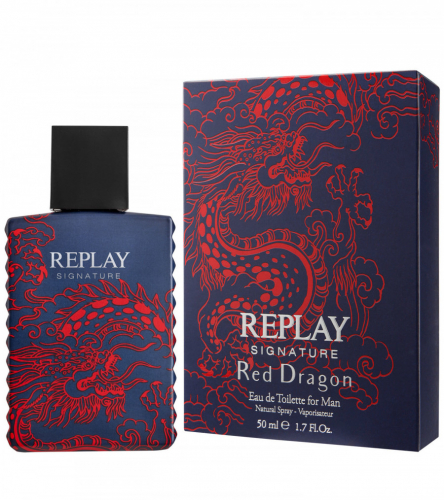 REPLAY SIGNATURE RED DRAGON edt (m) 2ml пробник