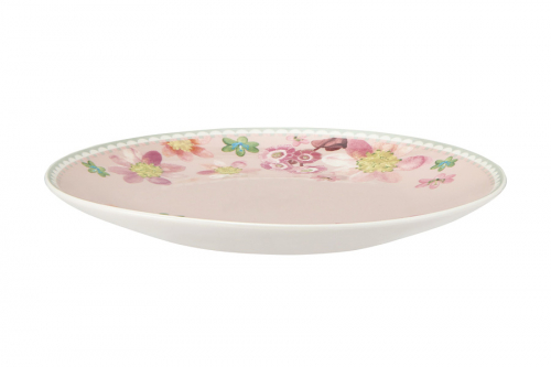 Тарелка закусочная, 20 см, фарфор P, розовая, Примула, Primula, 63002