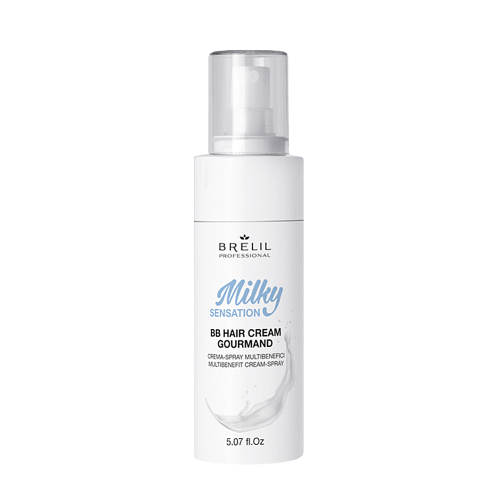 BRELIL Крем-спрей для волос многофункциональный / MILKY SENSATION HAIR BB CREAM GOURMAND 150 мл