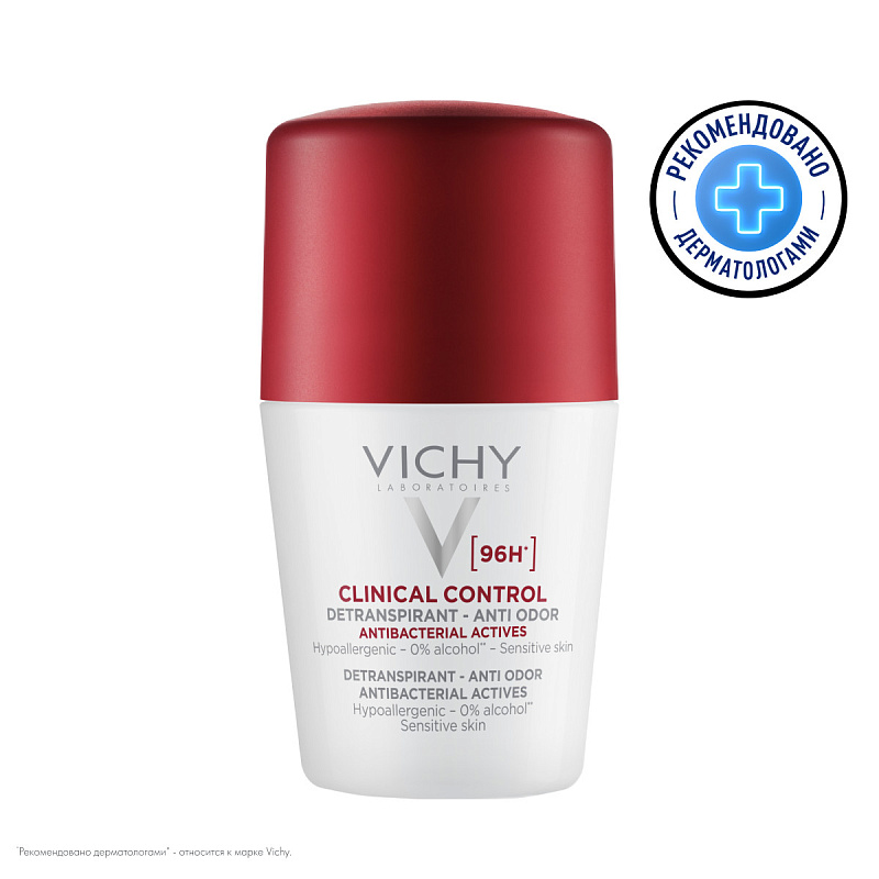 VICHY Дезодорантант-антиперспирант Clinical Control 96 ч, 50 мл