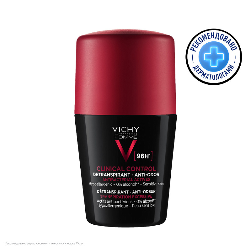 VICHY Дезодорант-антиперспирант Clinical Control 96 ч, 50 мл