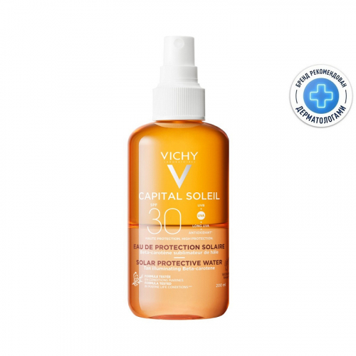 VICHY Солнцезащный двухфазный спрей-активатор загара SPF 30, 200 мл