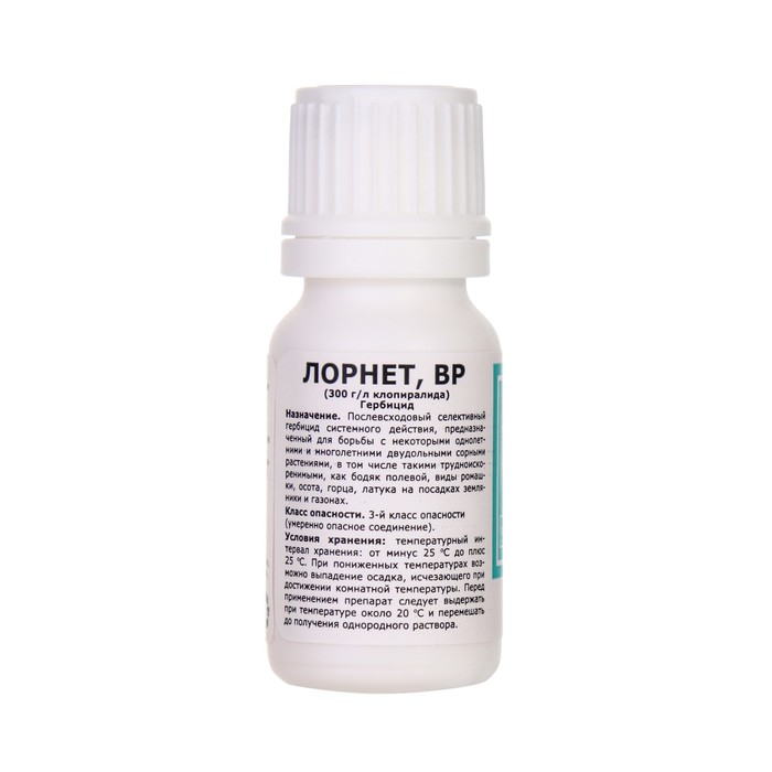 Гербицид для уничтожения сорняков на газоне и землянике