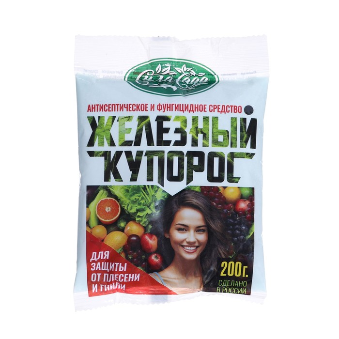 Антисептик Железный Купорос «Домен» от плесени, гнили, пакет 200 г