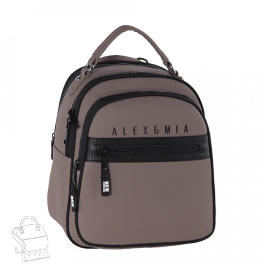Рюкзак женский 8873CD mud Alex&Mia/30