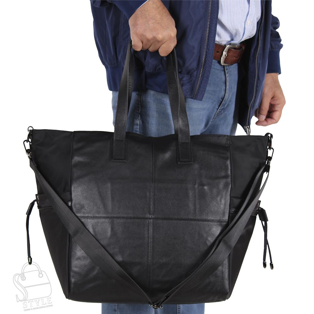 Сумка дорожная кожаная 9010M khaki Polina&Eiterou в Новосибирске