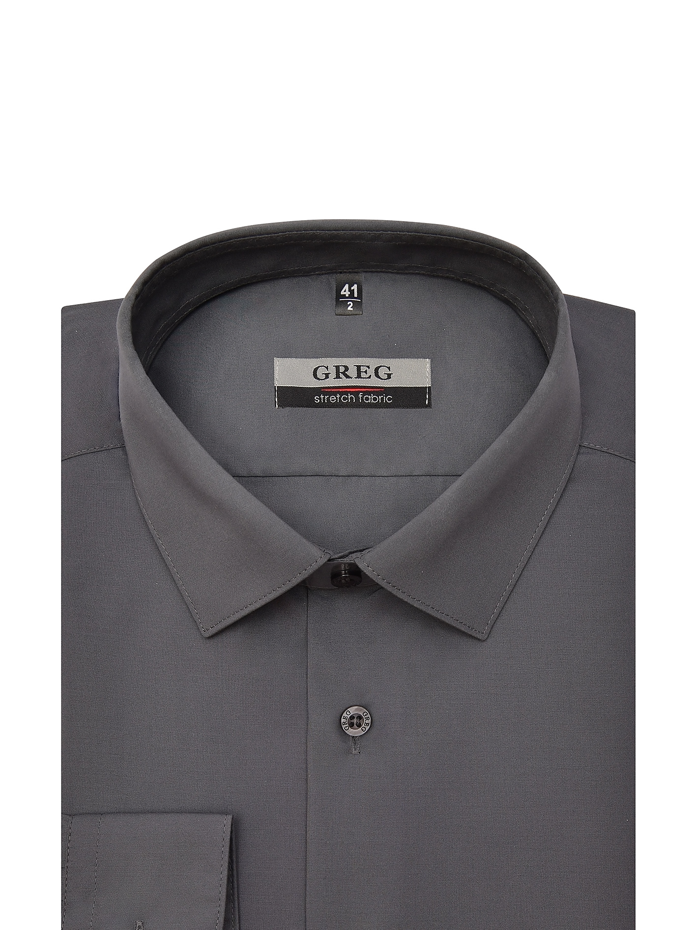 Сорочка мужская длинный рукав GREG 330/238/0046/SZR STRETCH