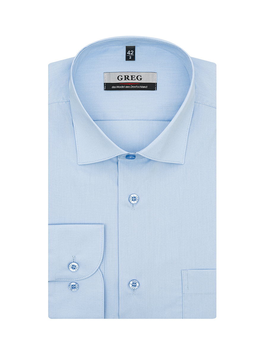 Сорочка мужская длинный рукав GREG 220/119/4030