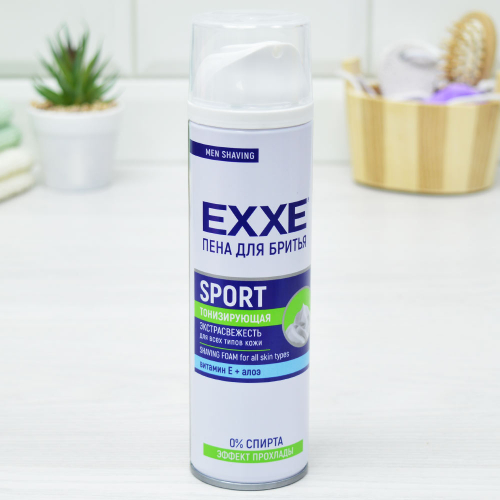 Пена для бритья SPORT ENERGY (Cool Effect) 200мл EXXE