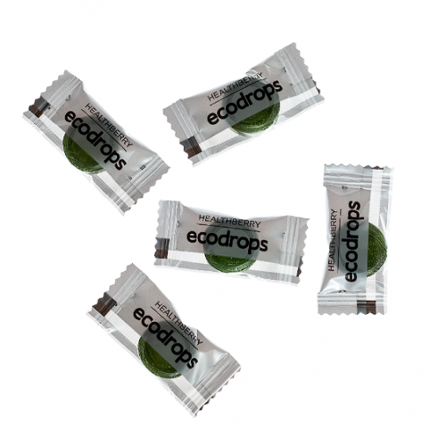 Леденцы для здоровья и молодости организма Healthberry Ecodrops Seaweed 