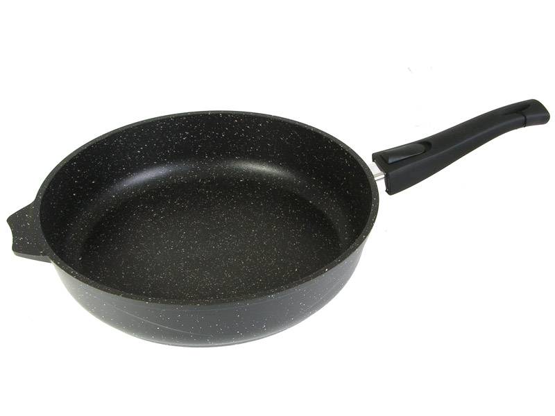 Сковорода 30см Гранит black со съемной ручкой