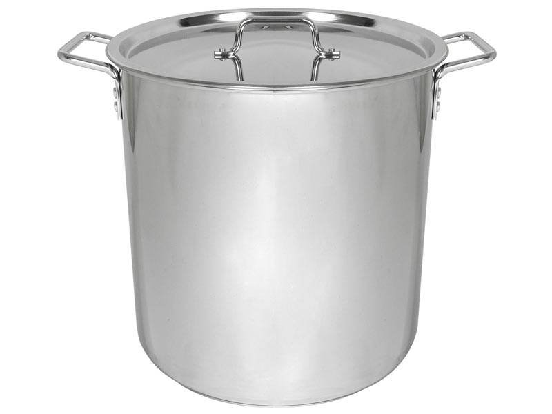 Котел 30л нерж Общепит высокий капсульное дно