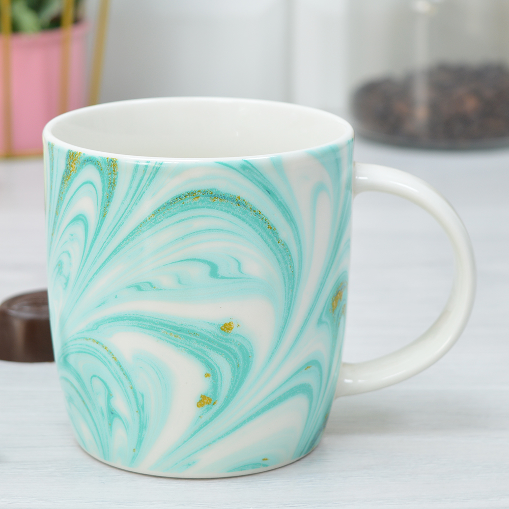 Кружка керамическая 350мл, рисунок в ассортименте, NNBPM5715-R15