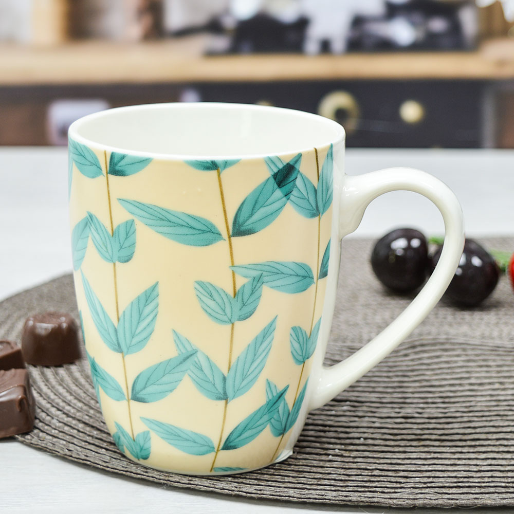 Кружка 360мл керамическая, цвет в ассортименте 074988