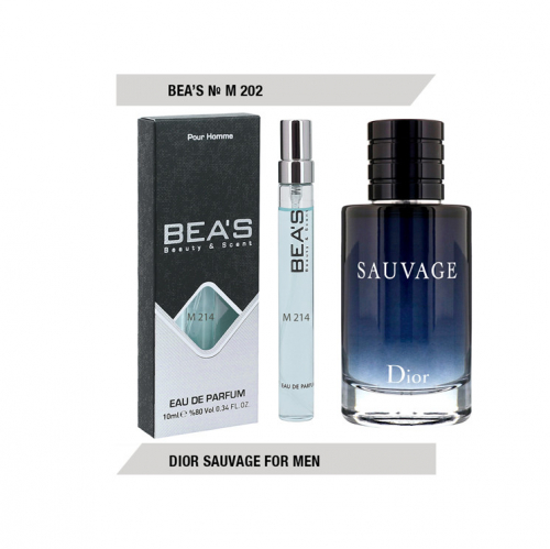 Мужской   Парфюм Beas Dior Sauvage For Men 10 ml арт. M 202