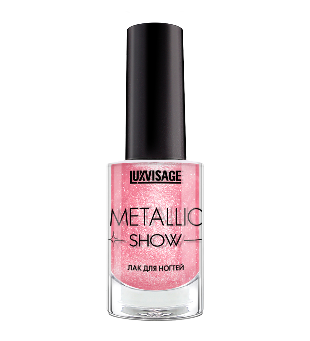 LUX visage Metallic show Лак для ногтей т 308 Малиновый рассвет
