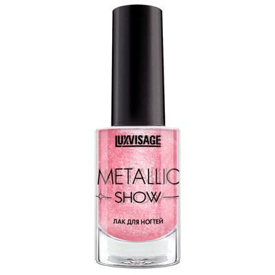 LUX visage Metallic show Лак для ногтей т 308 Малиновый рассвет
