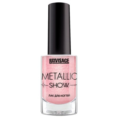 LUX visage Metallic show Лак для ногтей 309 Розовый жемчуг