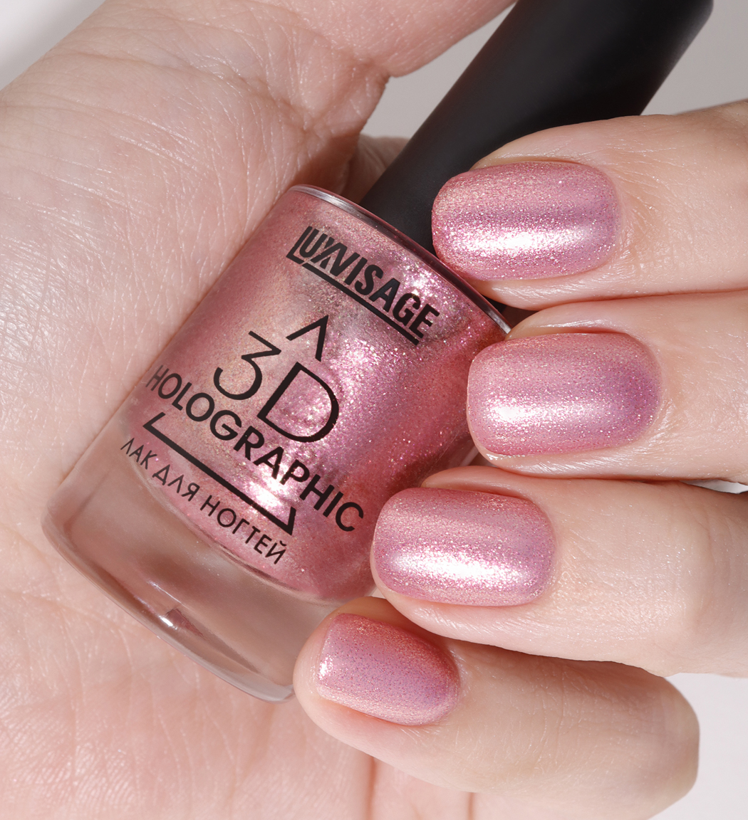 LUX visage 3D holographic Лак для ногтей тон 716 сияющий алмаз