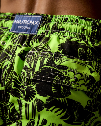 Пляжные шорты:муж. МОДЕЛЬ 1 Parrotfish lime