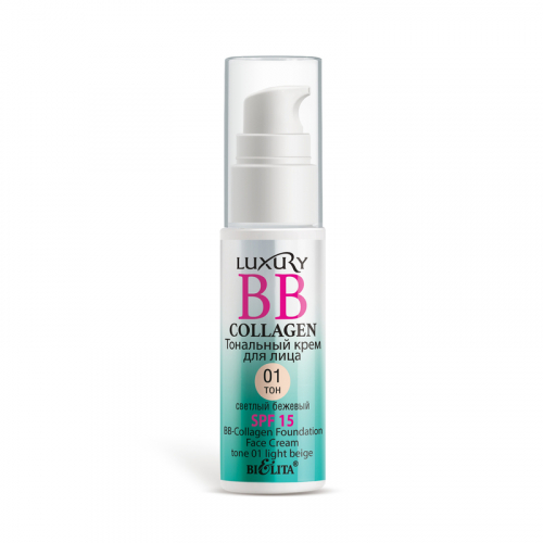 Крем Тональный LUXURY BB-Collagen 01 Светлый бежевый 25мл