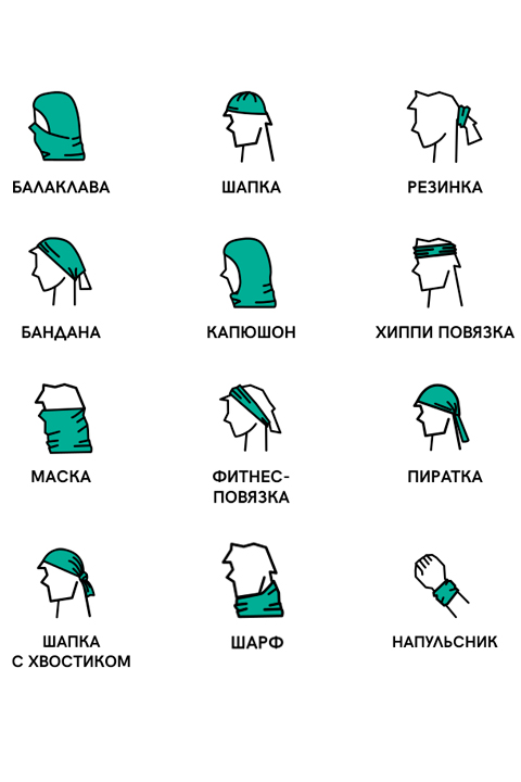 Труба-бафф Юсонце Heff