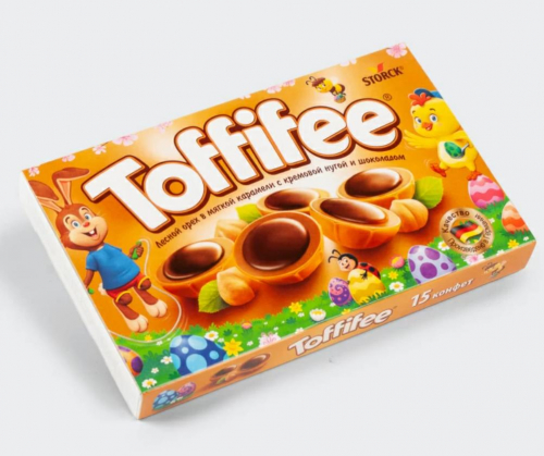 Конфеты Toffifee лесной орех в карамели
