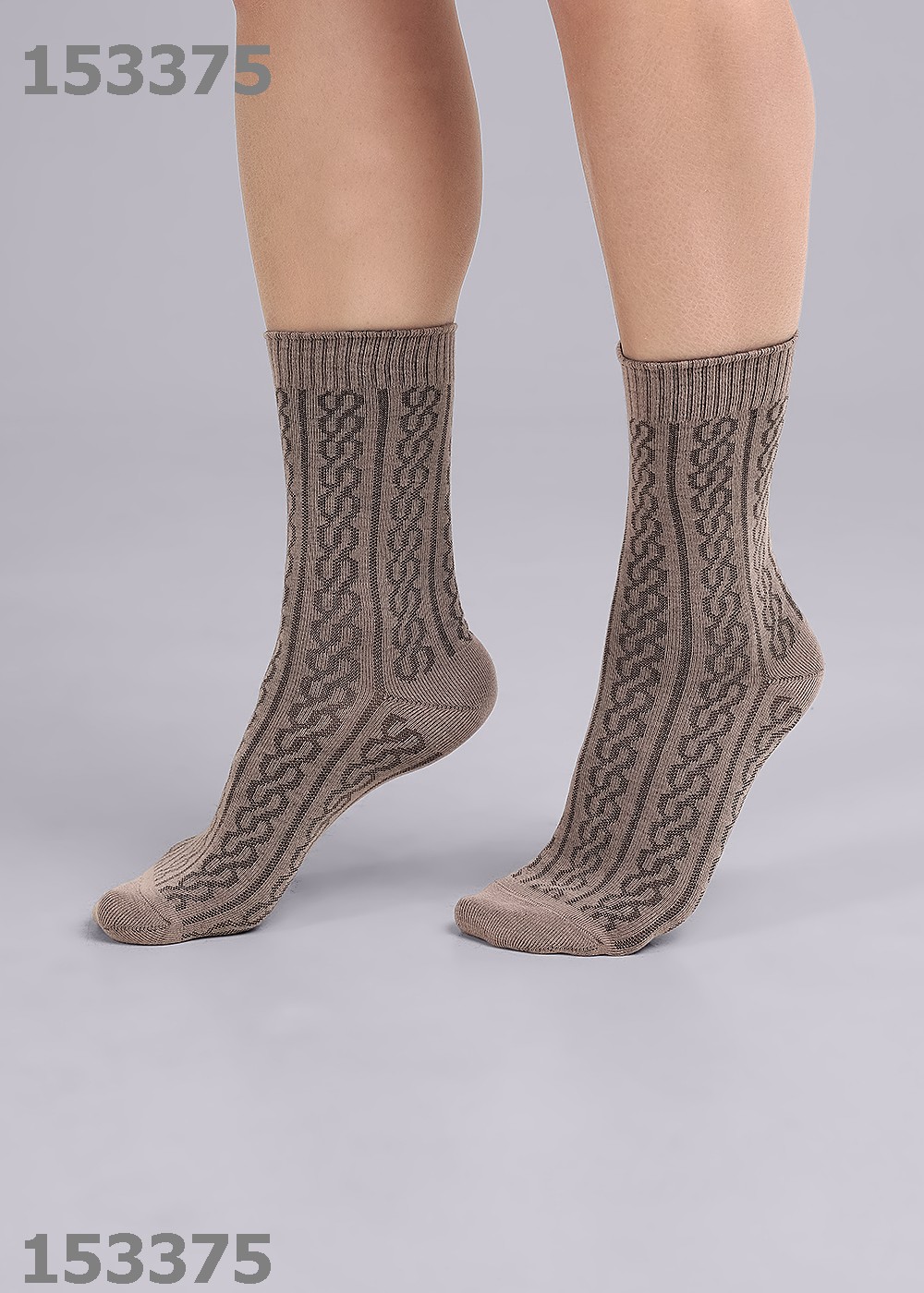 (СТАРАЯ ЦЕНА 77) CLE Носки жен.Д2402 fashion база хл+эл