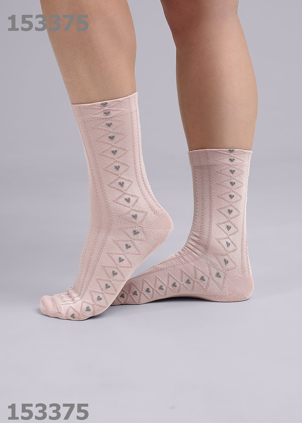(СТАРАЯ ЦЕНА 77) CLE Носки жен.Д2417 fashion база хл+эл