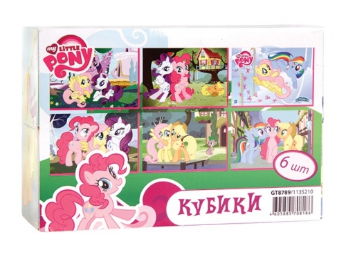 1135210 Кубики GT8789 Пони, 6шт, MY LITTLE PONY - 59,00