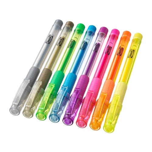 МОЛА, Гелевая ручка, разные цвета разные цвета